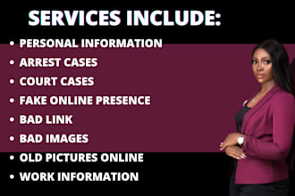 fix online reputation remove links clean personal info brand repair