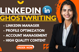 ghostwrite linkedin post content writing articles ghostwriting