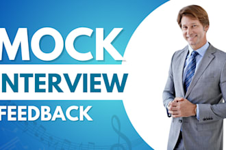 setup mock interview to help you ace future job interviews