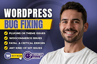 fix complex wordpress issues fix wordpress errors wordpress bug fix in 24 hours