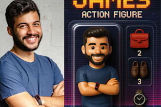 turn you into a retro vhs action figure with custom blister packaging