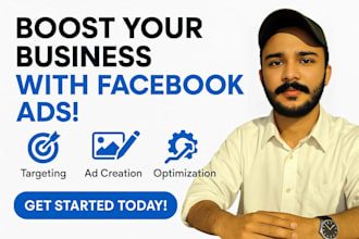 run a facebook ad campaign with targeted audience setup for your business