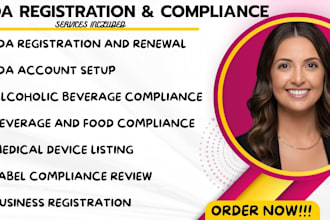 do fda registration and compliance for food, drugs cosmetic