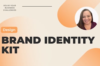 design a custom brand identity kit with logo and style guide
