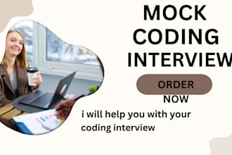 take mock coding interview with you as a faang software engineer