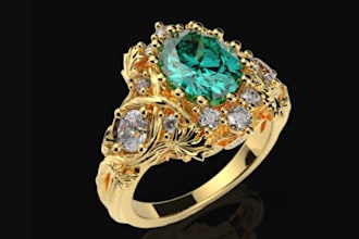 craft 3dclassic jewelry,sculpt3d,cad design,stl files,wearable design,ring model