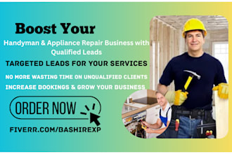 generate qualified leads for your handyman and appliance repair business