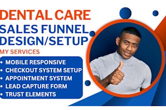 design sales funnel dentist dental surgeon clickfunnels system io kartra website