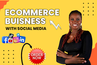 manage any ecommerce website with social media and customer support