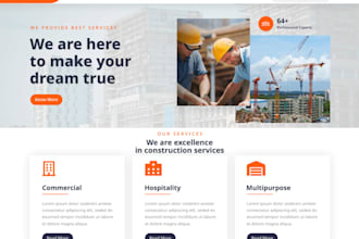 handyman website, plumbing website, hvac website, construction company website