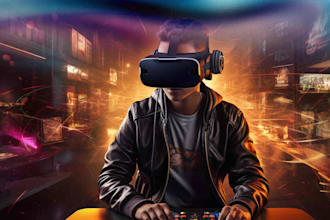 design and develop VR app and virtual reality games