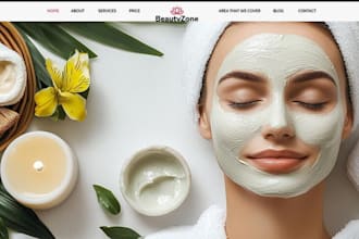 design beauty spa ecommerce website message spa med spa salon website