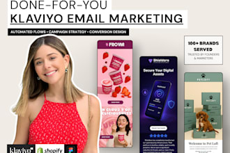 build and manage klaviyo email flows, campaigns, and automations