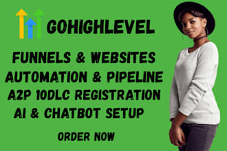 gohighlevel sales funnel, ghl automation, ghl website, gohighlevel expert
