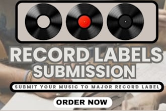 do record label submission to top active 900 record labels so as to get s