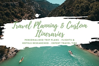 plan your travel and create a detailed itinerary for stress free trips
