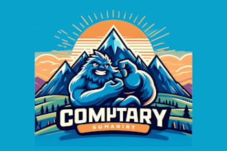 design meaningful mountain mascot logo within new concepts