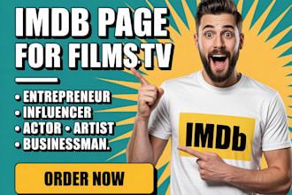 setup imdb page, organic imdb link promotion for maximum visibility