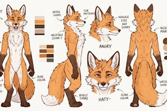 furry reference sheet, fursona character sheet furry art reference sheet