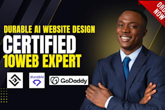 build durable ai website 10web website weebly website durable ai website