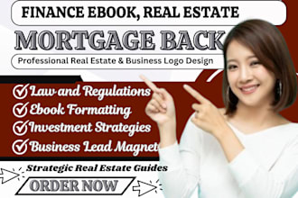 be your expert finance, mortgage, tax, and real estate ebook ghostwriter