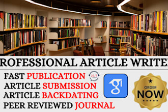 write and publish research article paper in google scholar indexed journal