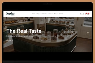 design tempting bakery website cake shopify store cake website pastries website