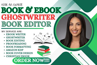 be kdp ebook writer developmental edit proofread self help christian book editor