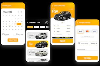 build develop luxury car rental app chauffeur app gps