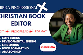 edit format christian ebook, daily devotion prayer journal design for KDP