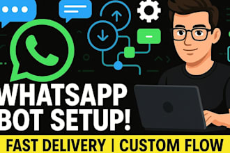 setup whatsapp automation, n8n, meta, 360dialog, do custom chatbot flow, gupshub