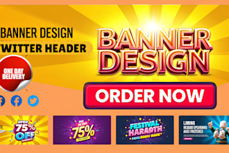 design facebook cover twitter header linkedin social media banner youtube banner