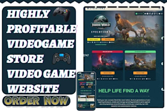 design video game shopify arcade game accessories vr consoles gaming website