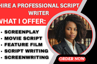 write movie script, screenplay, screenwriting, short scripts, scriptwriting