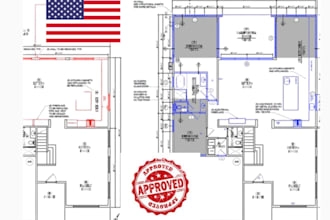 architect, draftsman of house, structural floor layout plan, mep,adu,city permit