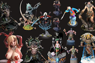 3d print and paint miniatures warhammer 40k miniature painting action figure dnd