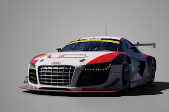 design 3d car modeling, 3d car wrap, iracing, assetto corsa, fivem car design