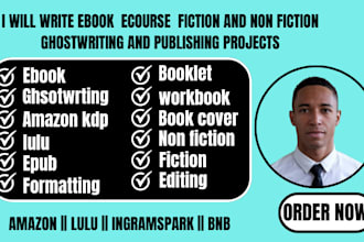do professional ebook writing ghostwriting publishing author website design
