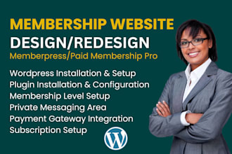 build paywall membership website with memberpress paid membership pro