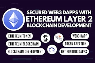 build layer 2 web3 dapps and solidity smart contracts on ethereum blockchain