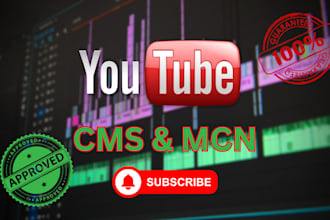 claim and set up your youtube cms with full ownership, mcn for your brand