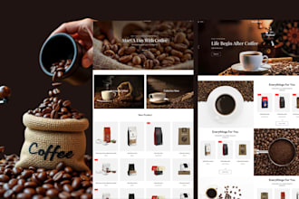 design coffee shopify store subscription box coffee website coffee accessories