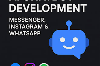 custom ai chatbot development for messenger instagram whatsapp 24 7