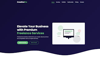 develop and design your website as a fullstack developer