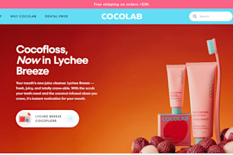 design oral care shopify store dental product oral cars store dentist website