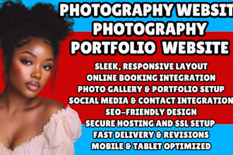 design photography portfolio photographer website personal portfolio website