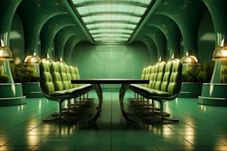 make stylish 3d restaurant,nightclub,poolside,safe design,bar,lounge design