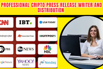 provide you PR service for crypto press release