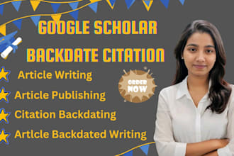 increase your article citation on google scholar backdate on high index journal