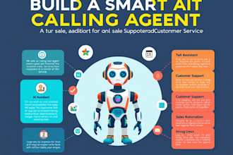 build a smart ai calling agent for sales, support, and customer service